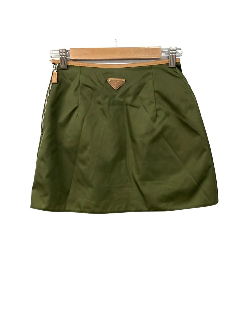 Prada Khaki Light Brown Women's Skirt #290695P65B